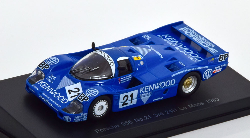 PORSCHE 956LH NO 21 24H LE MANS 1983 KENWOOD (ДЛИНА МОДЕЛИ 6-10 СМ)