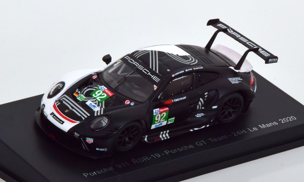 PORSCHE 911 RSR-19 NO 92 24H LE MANS 2020 (ДЛИНА МОДЕЛИ 6-10 СМ)