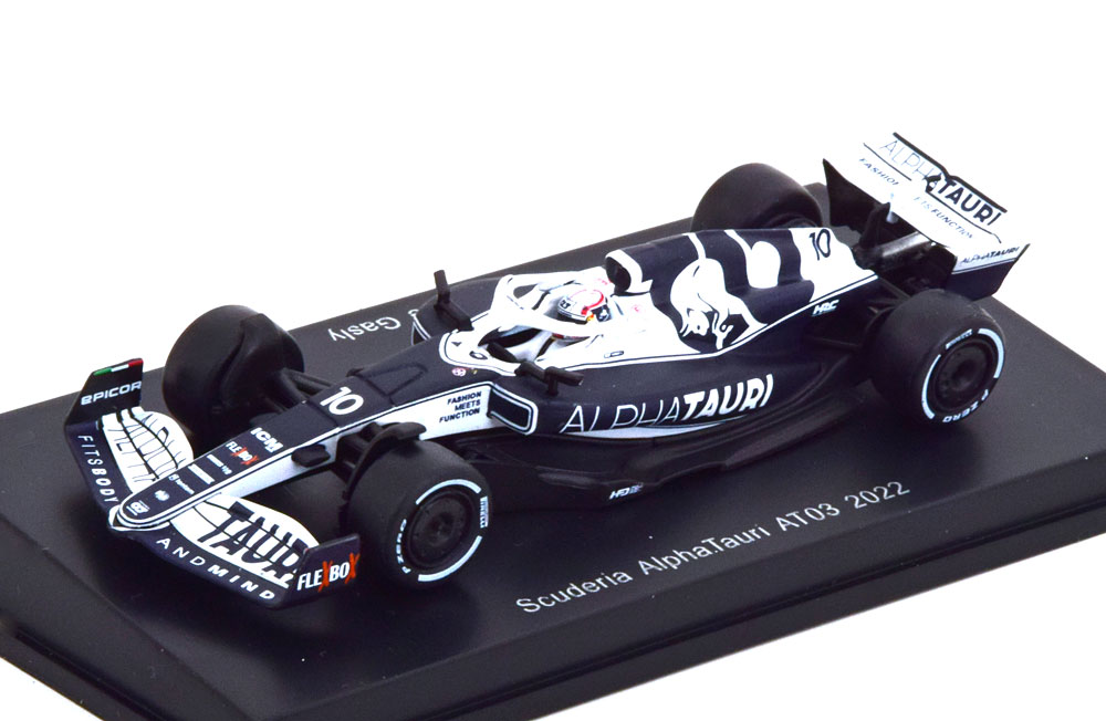 ALPHA TAURI AT03 DRIVER: GASLY 2022 (ДЛИНА МОДЕЛИ 6-10 СМ)