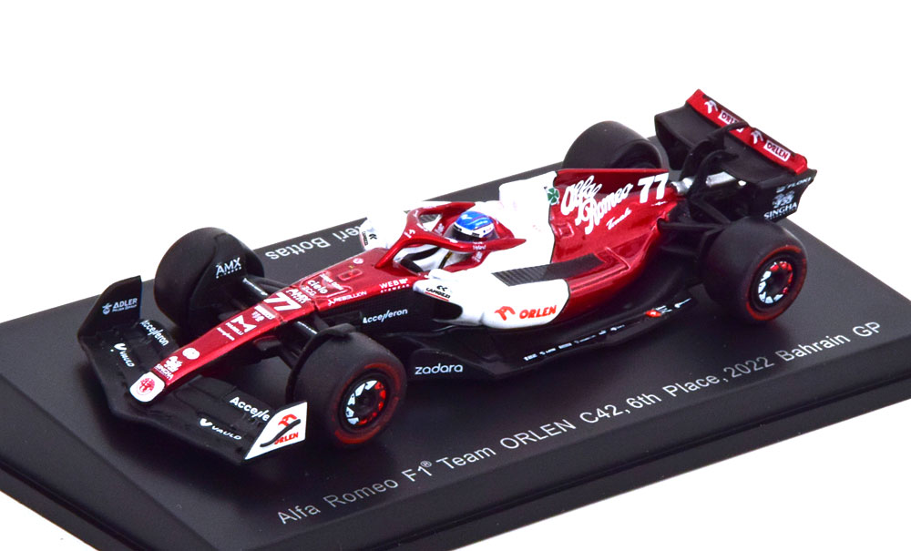 ALFA ROMEO ORLEN C42 GP BAHRAIN 2022 (ДЛИНА МОДЕЛИ 6-10 СМ)