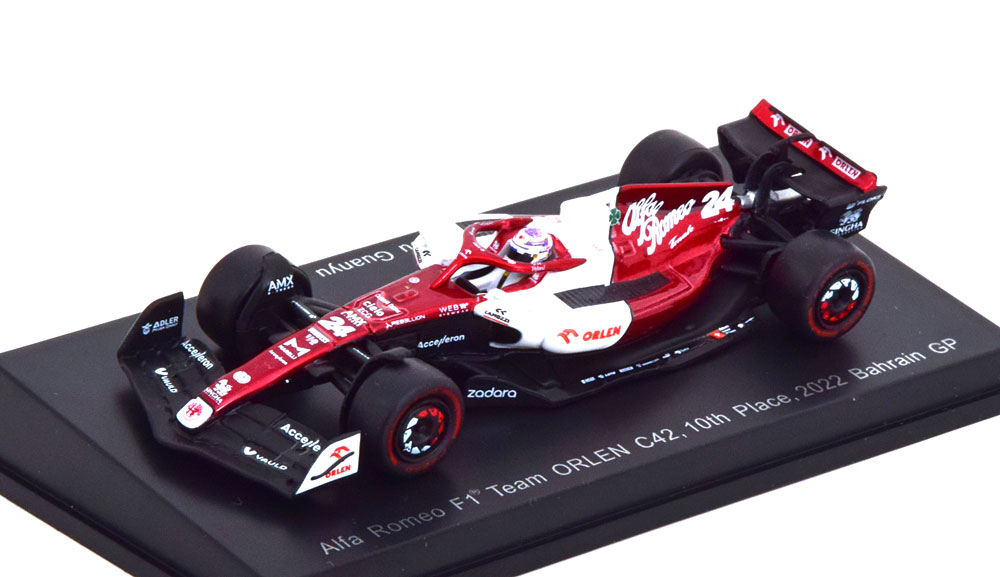 ALFA ROMEO ORLEN C42 GP BAHRAIN 2022 (ДЛИНА МОДЕЛИ 6-10 СМ)