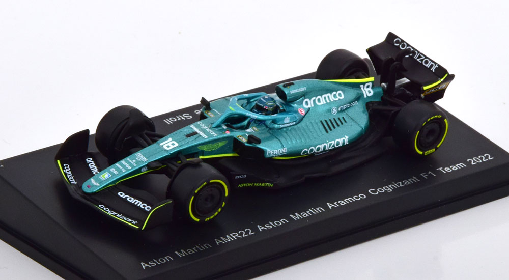 ASTON MARTIN AMR22 DRIVER: STROLL 2022 (ДЛИНА МОДЕЛИ 6-10 СМ)