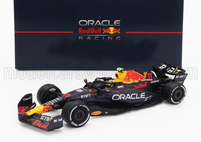 RED BULL F1 RB19 TEAM ORACLE RED BULL RACING N11 SEASON (2023) SERGIO PEREZ, MATT BLUE (ДЛИНА МОДЕЛИ 6-10 СМ)