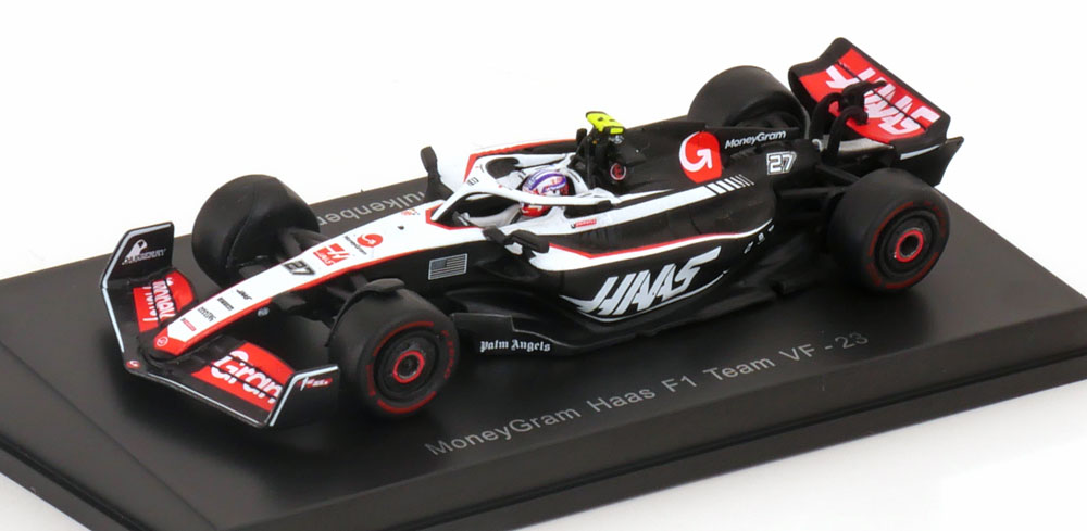 HAAS VF-23 DRIVER: HÜLKENBERG 2023 (ДЛИНА МОДЕЛИ 6-10 СМ)