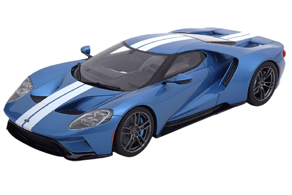 FORD GT 2017 BLUEMETALLIC WHITE LIMITED EDITION 504 PCS