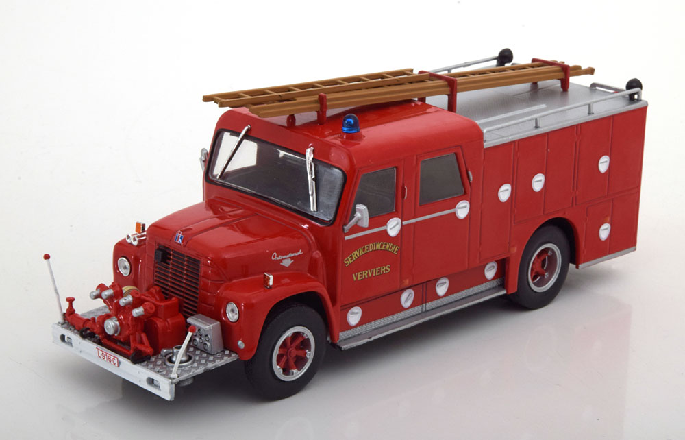 INTERNATIONAL LOADSTAR WASTERLAIN FIRE ENGINE BELGIUM RED