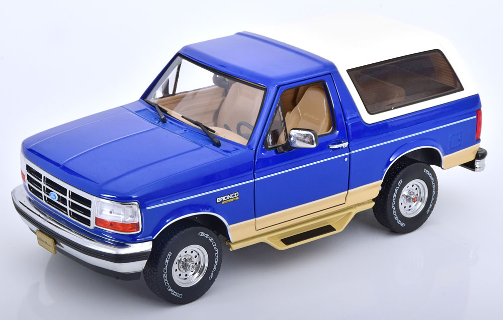 FORD BRONCO EDDIE BAUER EDITION 1996 BLUE CREME