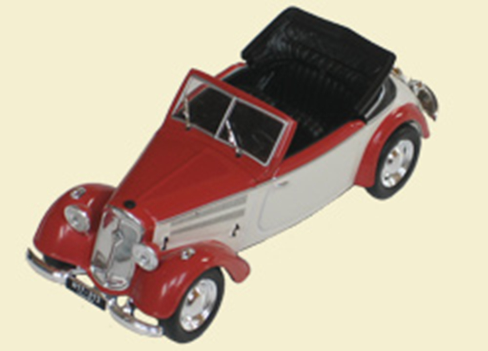 IFA F8 CABRIO, KULTOWE AUTA 110, RED