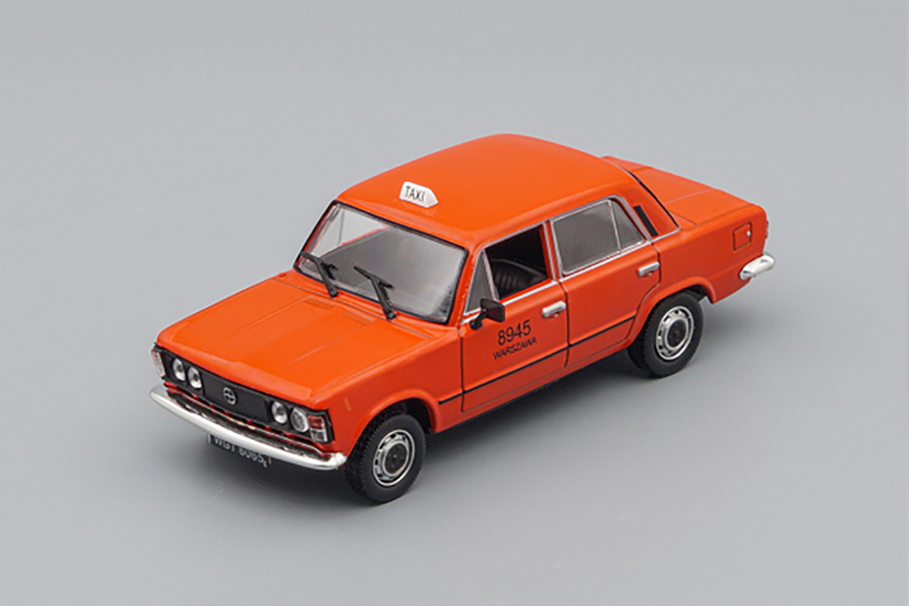 FIAT 125P TAXI, RED