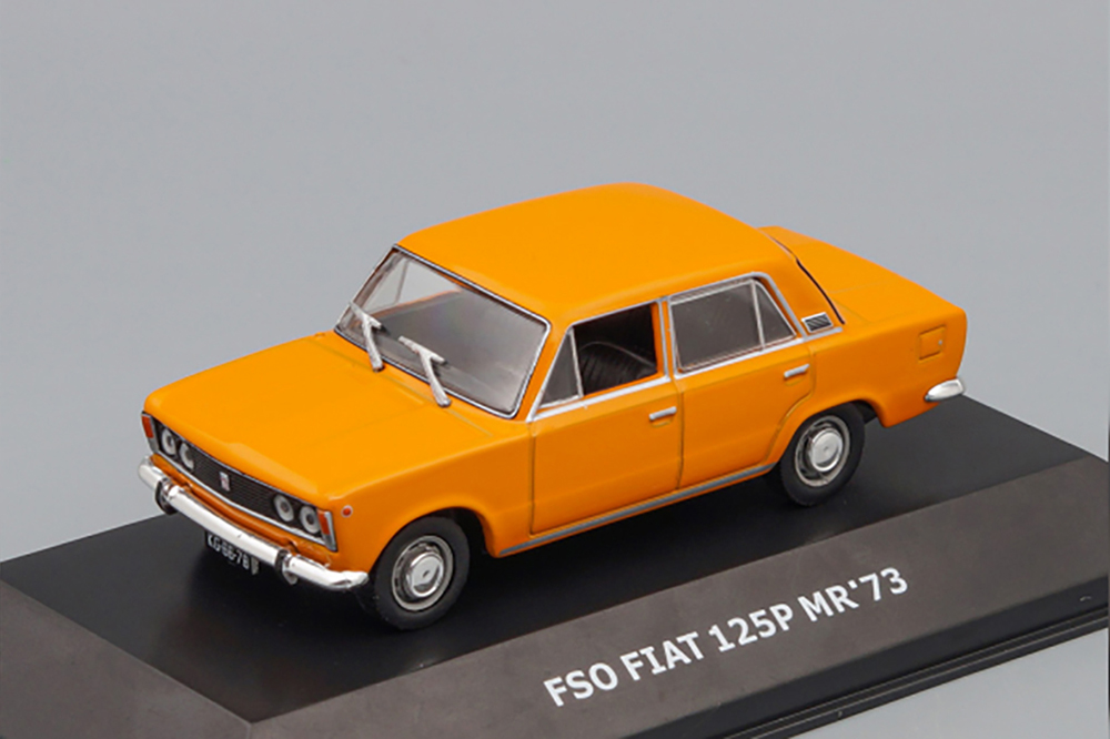 FIAT 125P MR'73, KULTOWE LEGENDY FSO 12, YELLOW