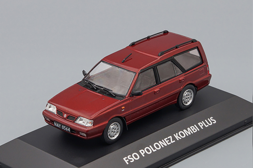 FSO POLONEZ KOMBI PLUS, KULTOWE LEGENDY FSO 20, DARK RED METALLIC