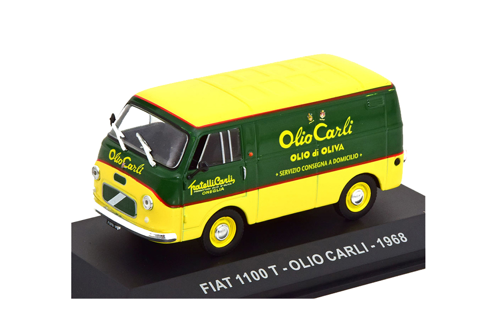 FIAT 1100 T OLIO CARLI 1968 GREEN YELLOW
