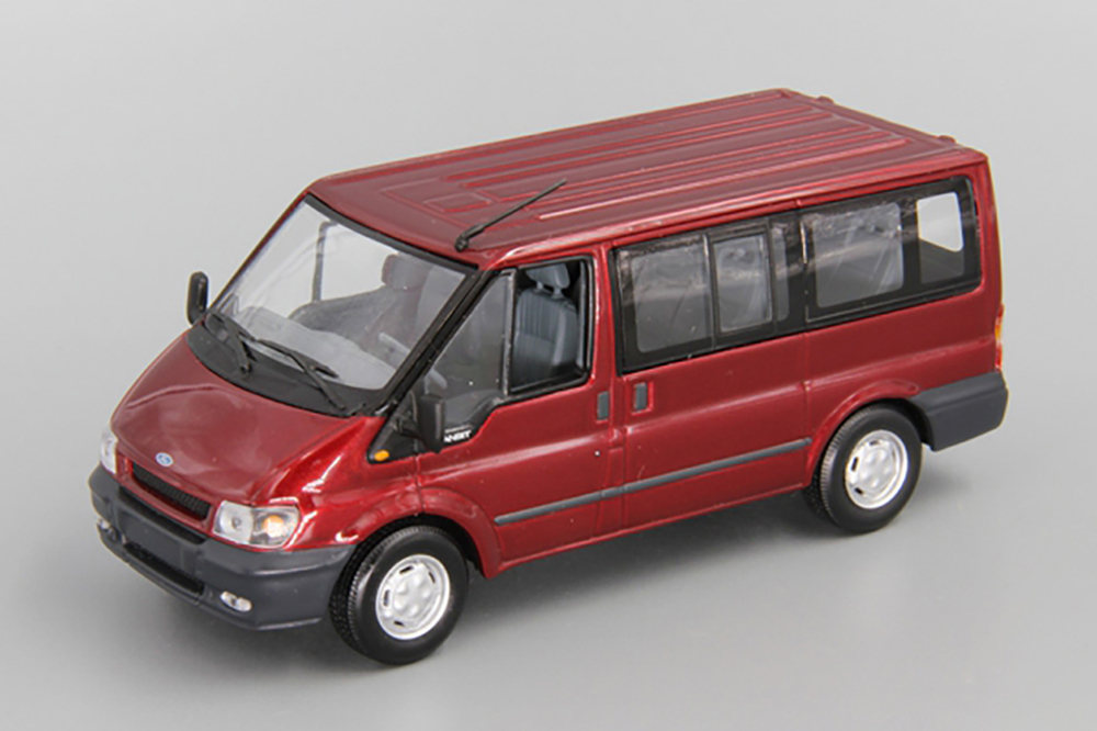 FORD TRANSIT TOURNEO VAN (2001), DARK RED