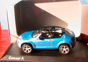 VW VOLKSWAGEN CONCEPT A ГОЛУБОЙ МЕТАЛЛИК