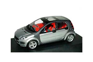 SMART FORFOUR 2004 (W454) STARLIGHT SILVER (СЕРЕБРИСТЫЙ С СЕРЫМ)