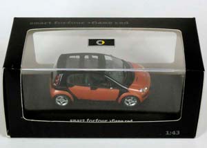 SMART FORFOUR 2004 (W454) FLAME RED (КРАСНЫЙ МЕТАЛЛИК С ЧЕРНЫМ) — фото 4