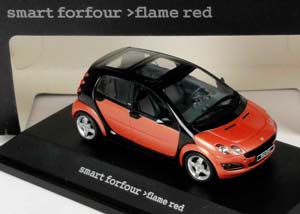SMART FORFOUR 2004 (W454) FLAME RED (КРАСНЫЙ МЕТАЛЛИК С ЧЕРНЫМ) — фото 5