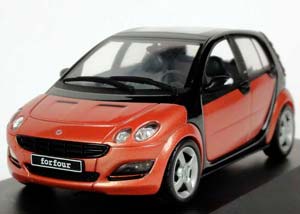 SMART FORFOUR 2004 (W454) FLAME RED (КРАСНЫЙ МЕТАЛЛИК С ЧЕРНЫМ) — фото 8