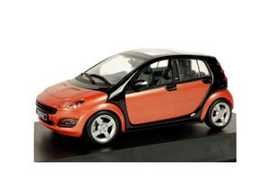 SMART FORFOUR 2004 (W454) FLAME RED (КРАСНЫЙ МЕТАЛЛИК С ЧЕРНЫМ)