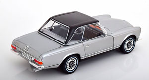 MERCEDES 280 SL PAGODE WITH REMOVABLE HARDTOP SILVER BLACK — фото 6