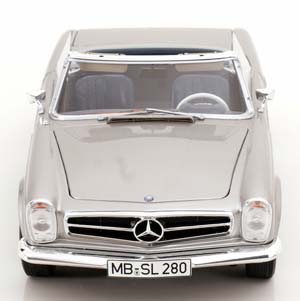 MERCEDES 280 SL PAGODE WITH REMOVABLE HARDTOP SILVER BLACK — фото 8