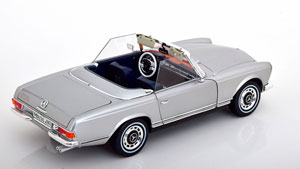 MERCEDES 280 SL PAGODE WITH REMOVABLE HARDTOP SILVER BLACK — фото 2