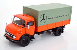 MERCEDES L911 PRITSCHE MIT PLANE MERCEDES-BENZ ORANGE GREY