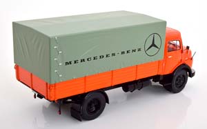 MERCEDES L911 PRITSCHE MIT PLANE MERCEDES-BENZ ORANGE GREY — фото 2