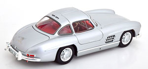 MERCEDES 300 SL W198 GULLWING 1954-1957 SILVER/RED / МЕРСЕДЕС ГУЛВИНГ (КРАСНЫЙ САЛОН) — фото 2