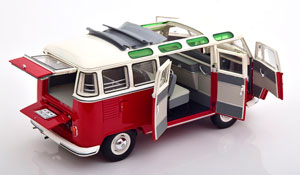 VW T1B SAMBA RED WHITE — фото 4