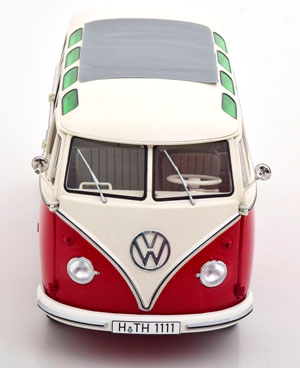 VW T1B SAMBA RED WHITE — фото 5