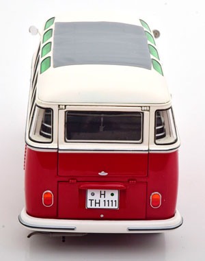 VW T1B SAMBA RED WHITE — фото 6