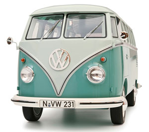 VW T1 BUS SAMBA TURQUOISE WHITE — фото 3