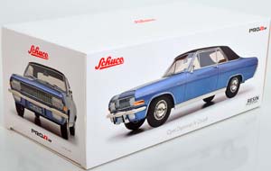 OPEL DIPLOMAT A COUPE 1965-1967 LIGHTBLUE-METALLIC BLACK — фото 3