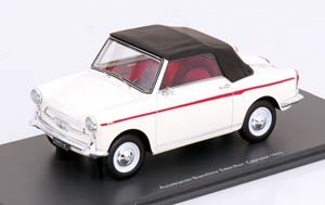 AUTOBIANCHI BIANCHINA CONVERTIBLE EDEN ROC 1962 CREME-WHITE RED