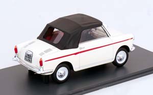 AUTOBIANCHI BIANCHINA CONVERTIBLE EDEN ROC 1962 CREME-WHITE RED — фото 2