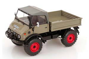 MERCEDES UNIMOG 406 WITH SOFTTOP 1963-1989 GREY RED