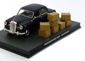 MERCEDES 220 S JAMES BOND GOLDFINGER BLACK