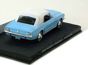 FORD MUSTANG CONVERTIBLE JAMES BOND THUNDERBALL LIGHTBLUE WHITE — фото 2