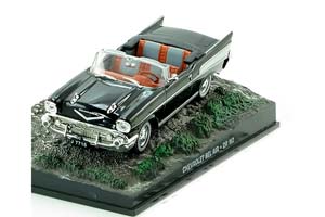 CHEVROLET BEL AIR CONVERTIBLE JAMES BOND DR NO BLACK