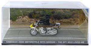 KAWASAKI Z900 MIT SEITENWAGEN JAMES BOND THE SPY WHO LOVED ME BLACK YELLOW — фото 3