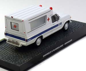 CHEVROLET C-10 AMBULANCE JAMES BOND MOONRAKER WHITE — фото 2