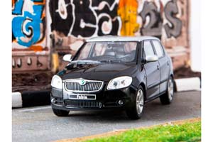 SKODA FABIA II 2006 BLACK / ШКОДА ФАБИЯ II 2006 ЧЕРНЫЙ — фото 4