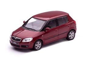 SKODA FABIA II 2007 КРАСНЫЙ МЕТАЛЛИК