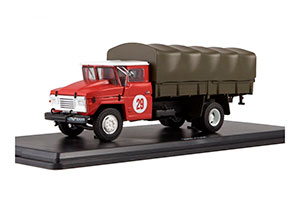 ZIL-130G EXPERIENCED (USSR RUSSIAN) RED/GREY | ЗИЛ-130Г ОПЫТНЫЙ*ЗИЛ ЗАВОД ИМЕНИ ЛИХАЧЕВА