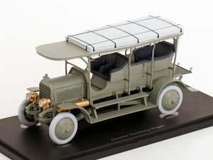 DAIMLER DEMBURG-WAGEN 1907 GRAUGRÜN ARTIKELNUMMER AUTOCULT: 01017 / ДАЙМЛЕР ДЕМБУРГ-ВАГЕН ГРАУГРУН АРТИКУЛ AUTOCULT