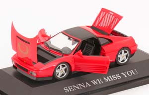 FERRARI 348 TS SENNA WE MISS YOU, RED — фото 4