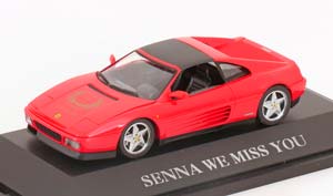FERRARI 348 TS SENNA WE MISS YOU, RED