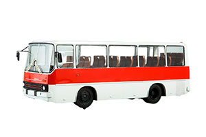 IKARUS 211 SHORT BASE IFA CHASSIS (HUNGARY) 1972 RED/WHITE | ИКАРУС-211 (ВЕНГРИЯ) НА БАЗЕ ШАССИ IFA 