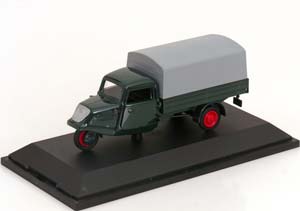 TEMPO DREIRAD CANVAS TOP, DARK GREEN GREY